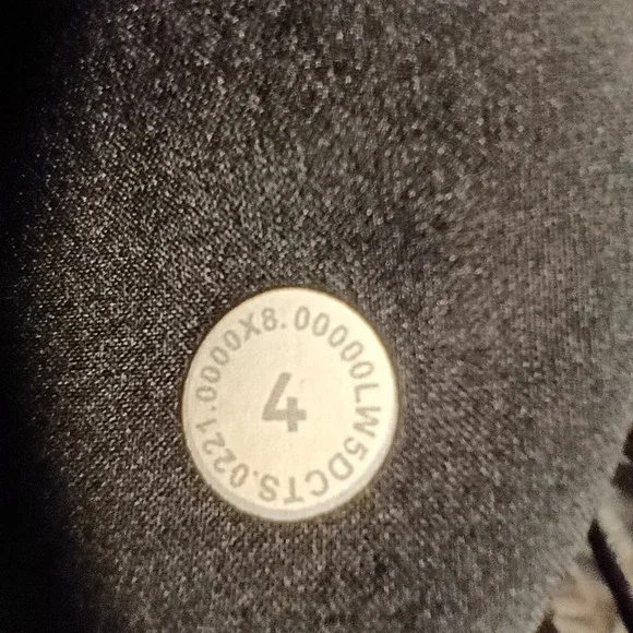 Lululemon Jogger Pants Womens 4 Black Heritage Camo High Rise Full Length W5DCTS - Picture 3 of 8